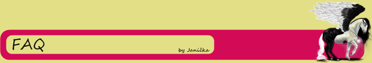 Janička - FAQ